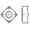 DIN928 Lasmoer vierkant Roestvaststaal (RVS) A4